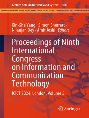 cover image of Proceedings of Ninth International Congress on Information and Communication Technology